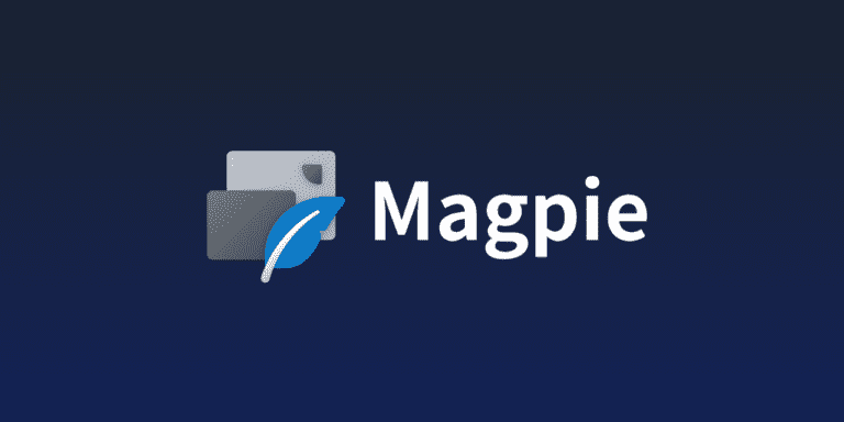 Interface of Magpie software showcasing various customizable effects and settings.