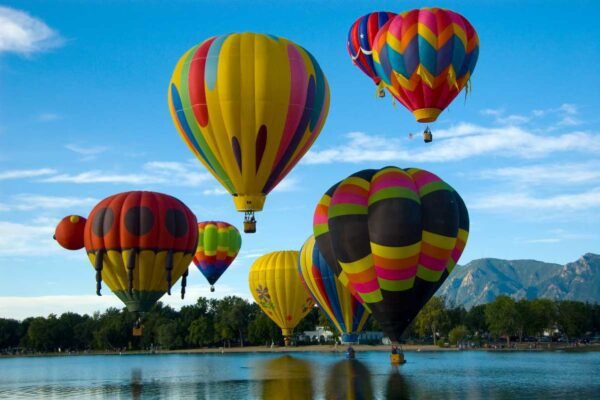Introduction to Houston Hot Air Balloon A vibrant hot air balloon soaring above Houston’s scenic landscapes.
