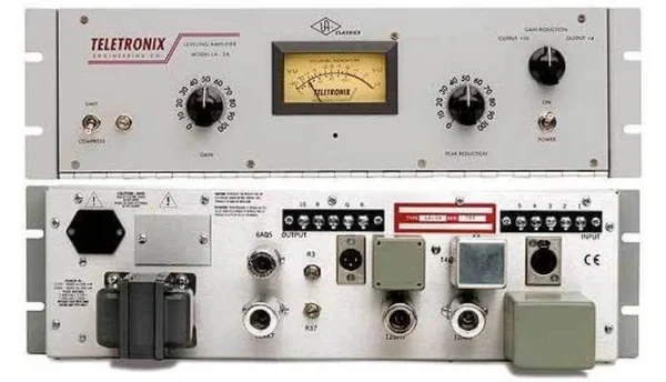 A music production setup on a Mac OSX with a digital compressor plugin representing the Teletronix LA-2A. teletronics la2a torrent mac osx