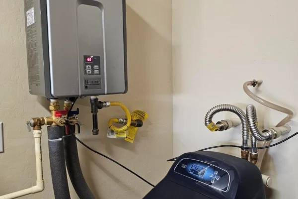 Non-Resident Indian family using water heaters in a modern home setting