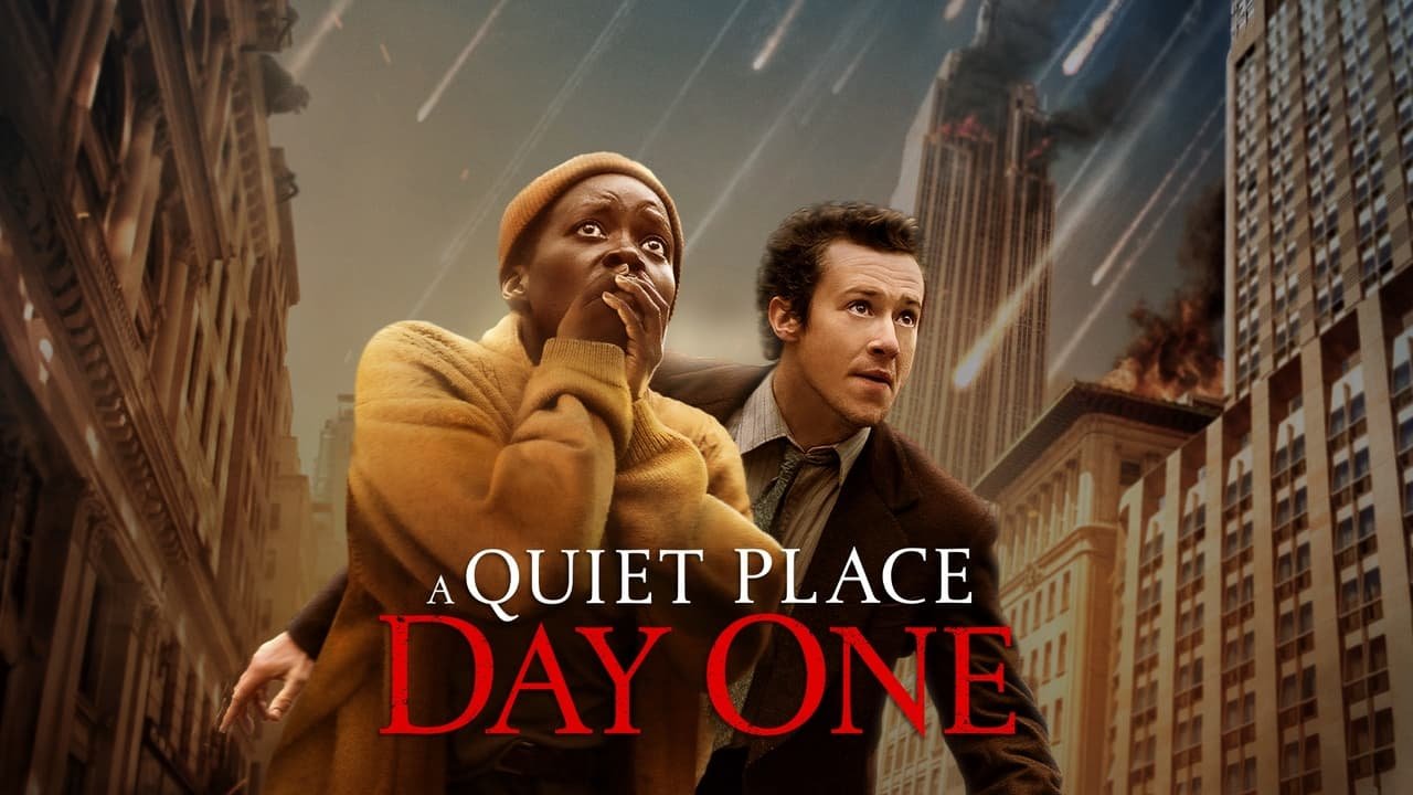 A cinematic scene from A Quiet Place: Day One with clear subtitles enhancing the viewing experience